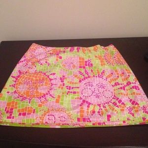 Lilly Pulitzer mosaic sun skirt